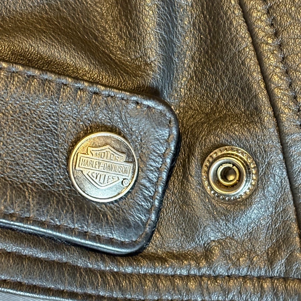 Harley-Davidson Black Leather Jacket - Picture 14 of 16